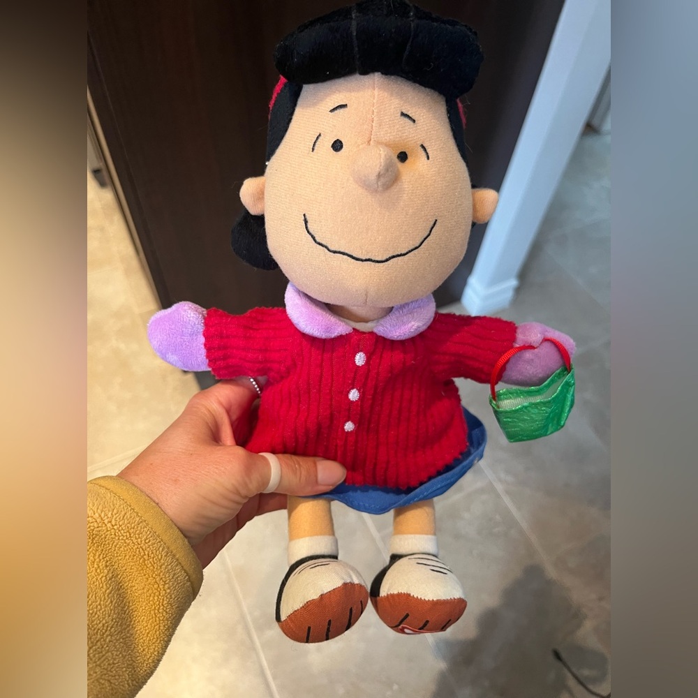 Peanuts Red and Blue Lucy Plush Toy